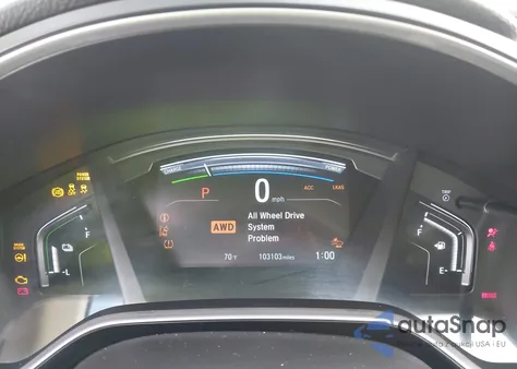 2021 Honda Cr-V Hybrid Touring из США, поврежденный, VIN 7FART6H97ME012663